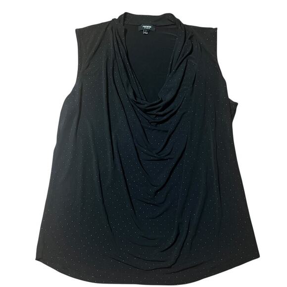 Premise Studio Tops - Premise Studio Black Cowl Neck Tops Size Large